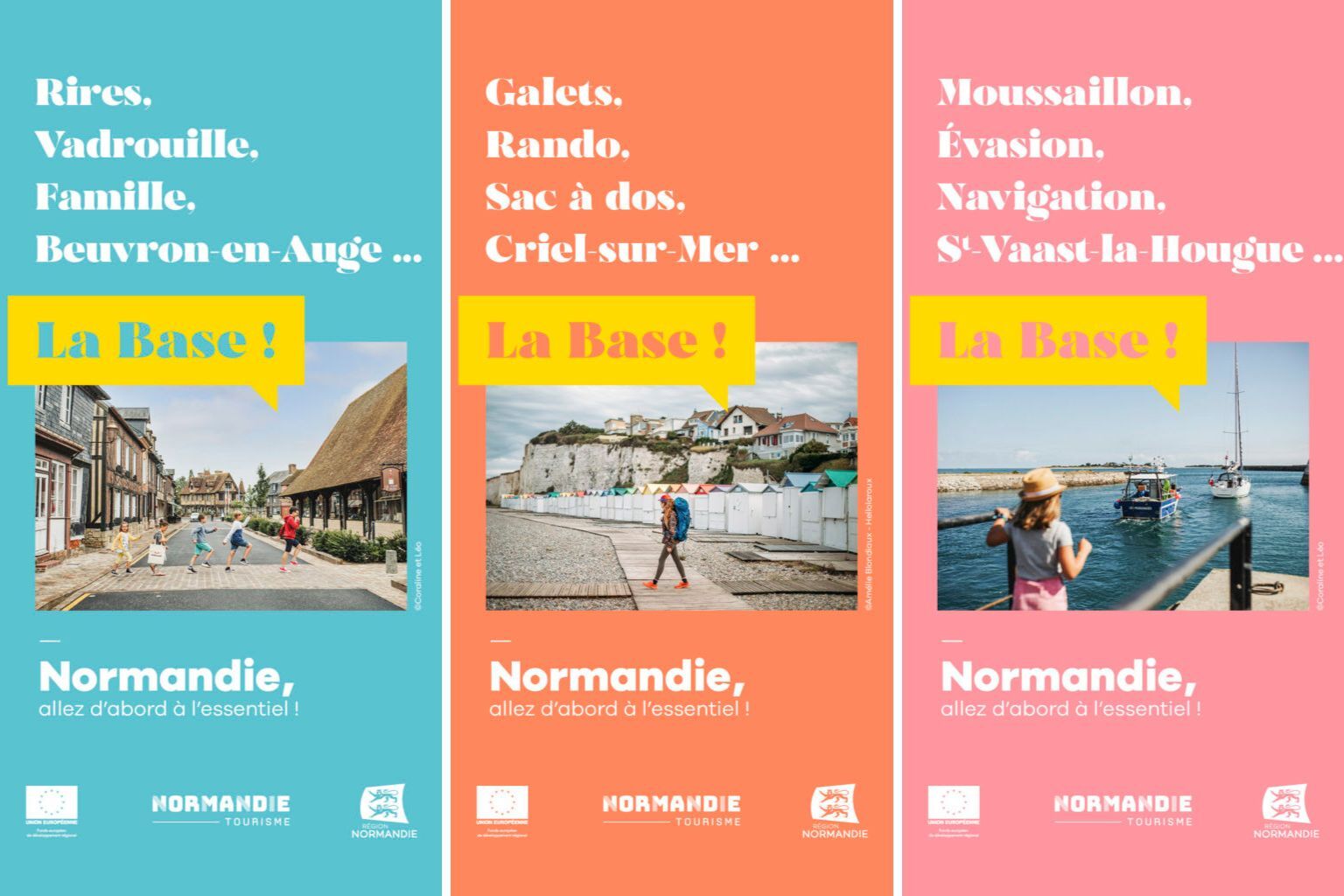 Campagne touristique de l'été 2022 Normandie "la base"