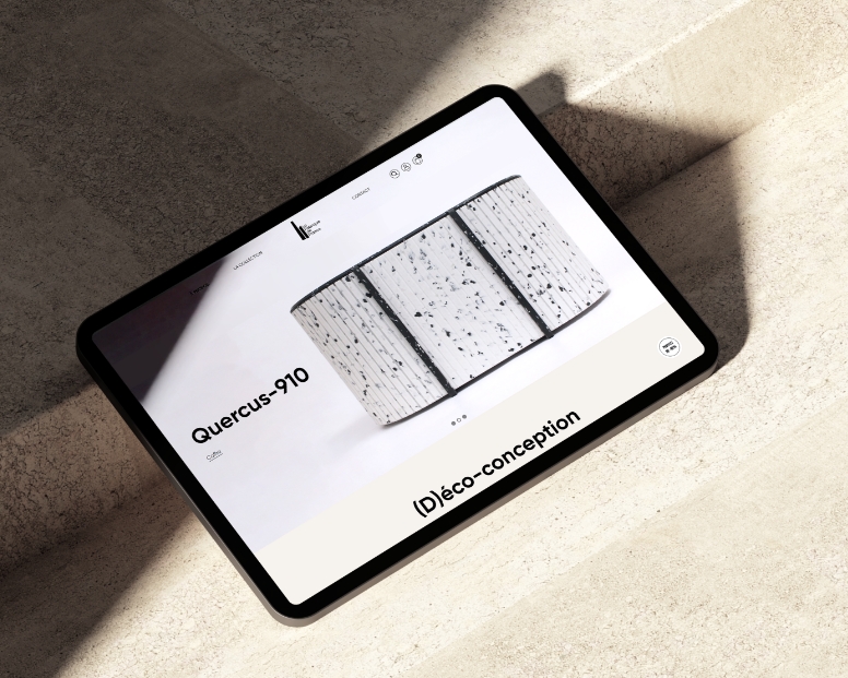 Page d’accueil du site e-commerce La Fabrique de France, design épuré et engagement responsable