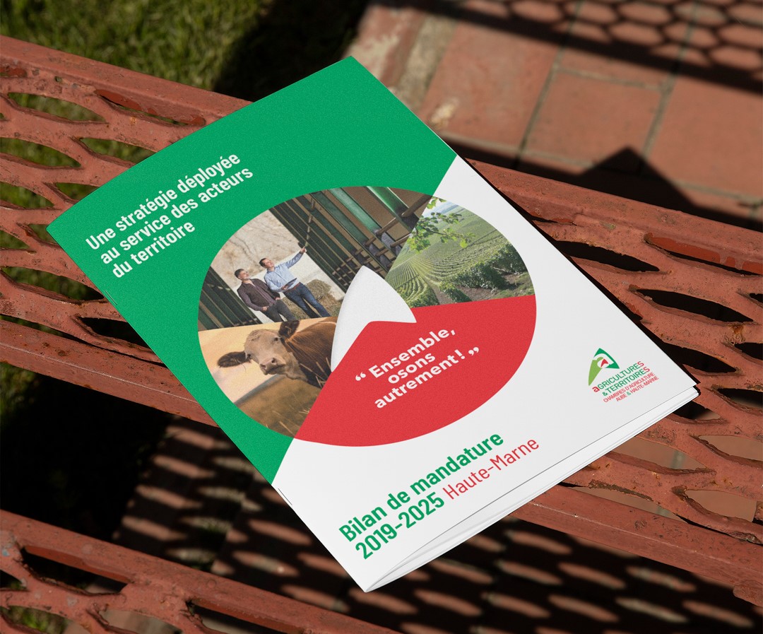 Couverture du bilan de Mandature 2019 - 2025 de la Chambre d'Agriculture de la Haute-Marne