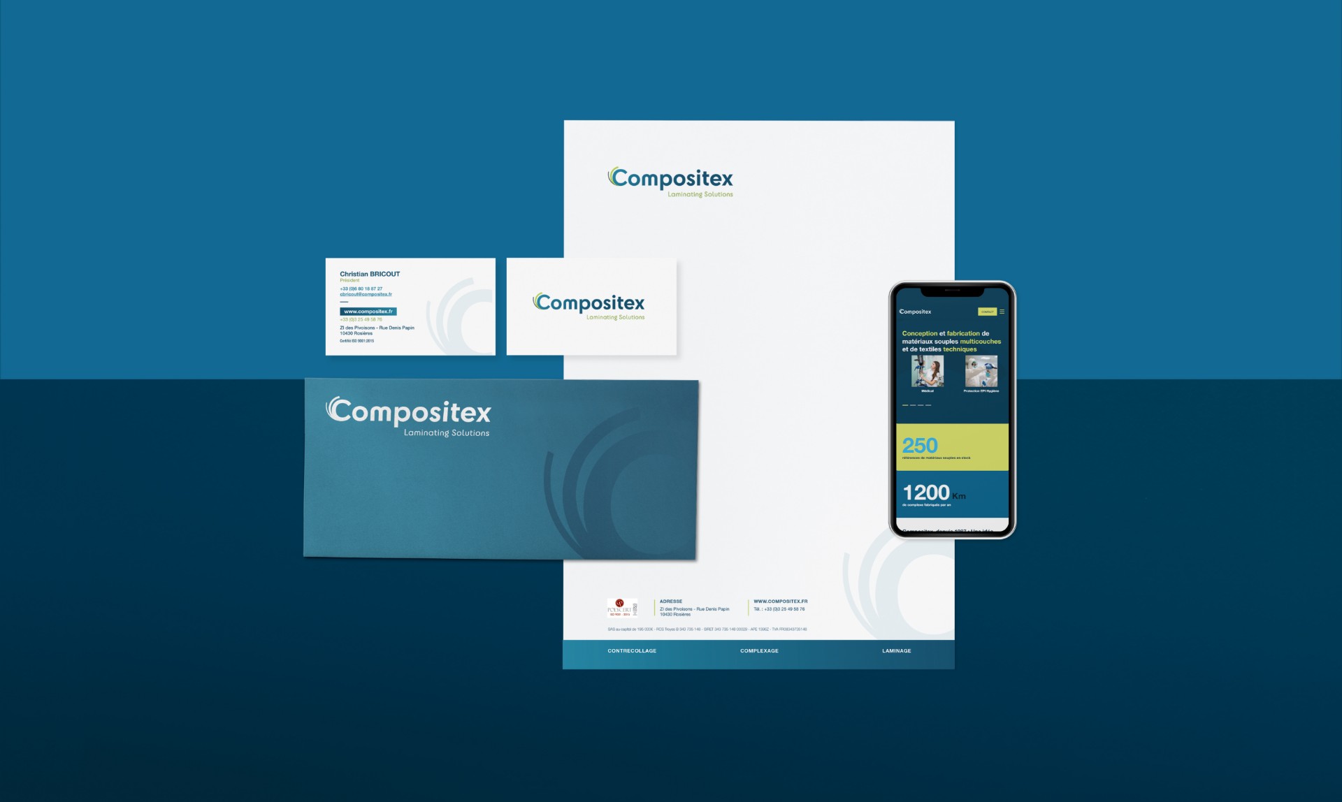 Compositex - Un kit de communication pensé pour garantir une cohérence visuelle forte sur différents supports institutionnels clés