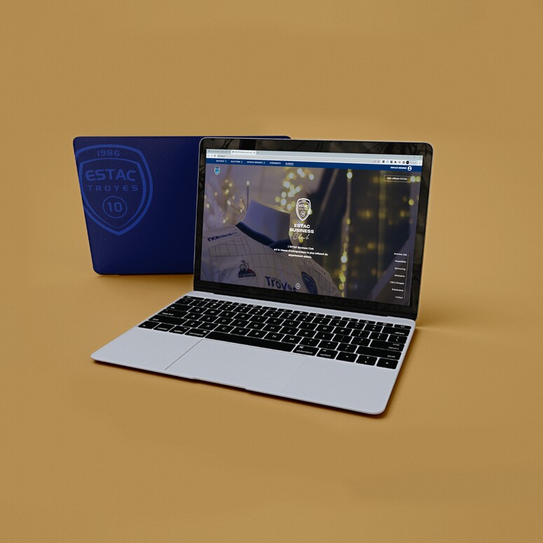 Plateforme digitale premium du club de football professionnel ESTAC dédiée aux partenaires