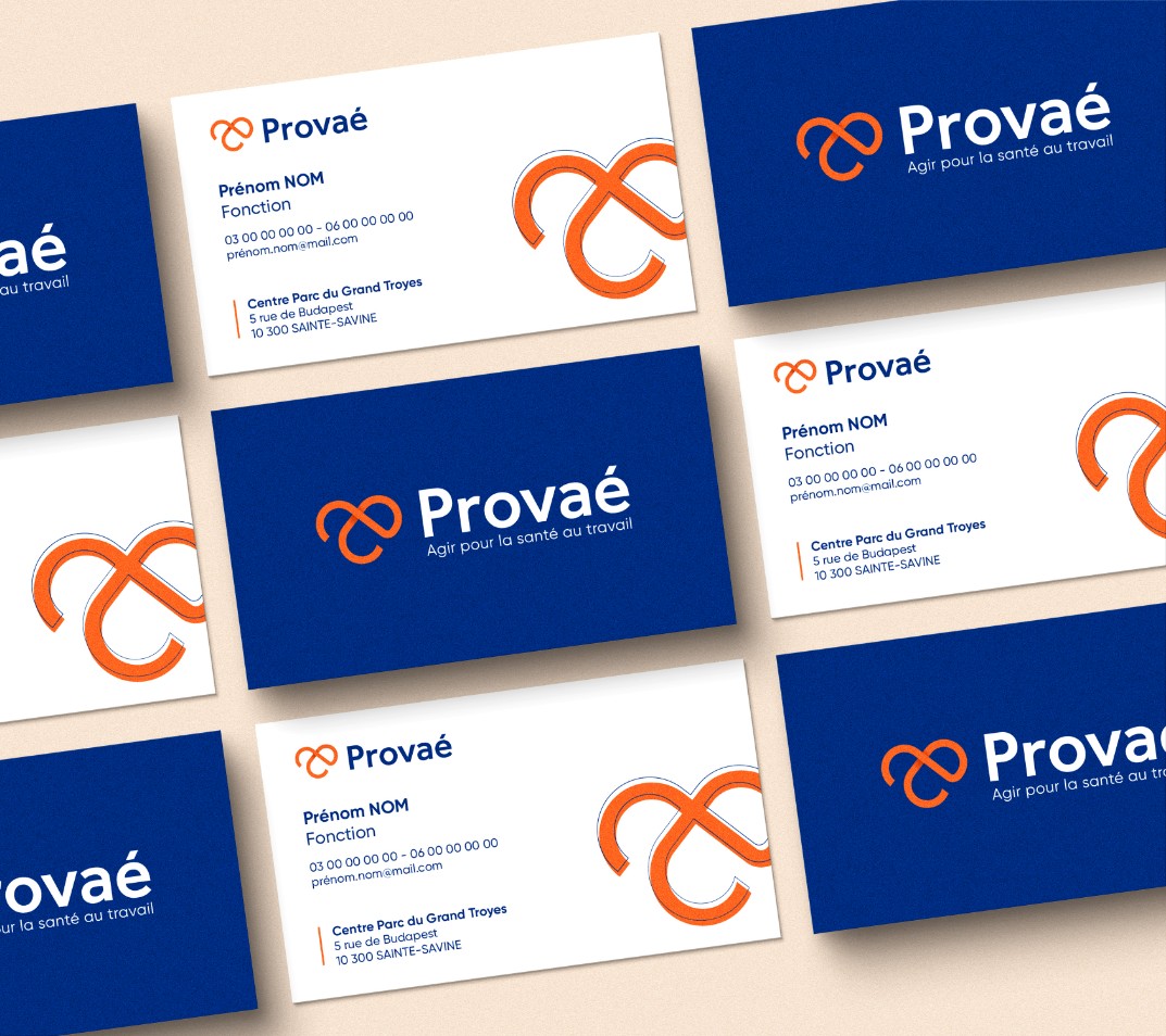 Provae - Une identité prête à rayonner sur tous les supports !