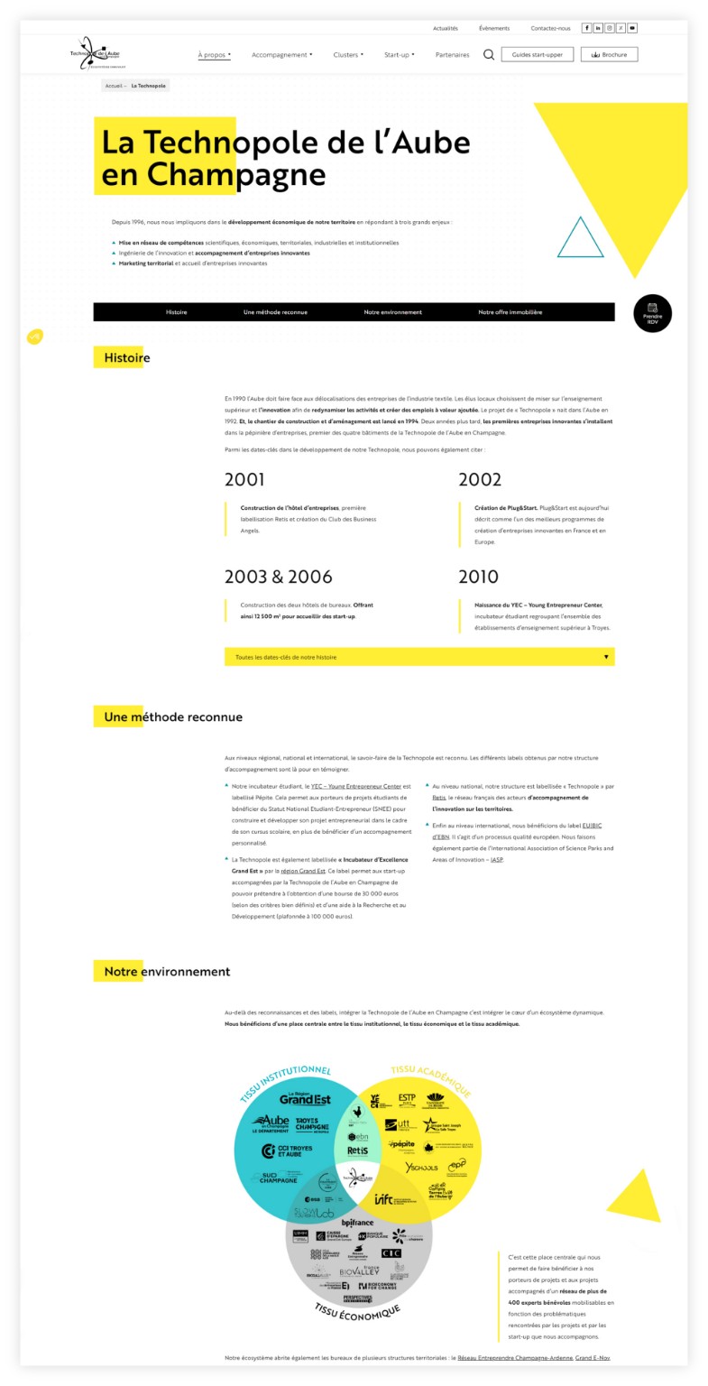 Technopole de l'Aube - Page a propos