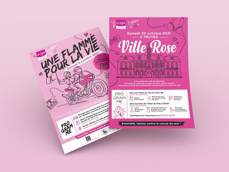 Mockup ligue contre le cancer