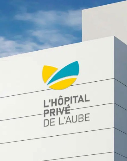 Création du logo et de la charte graphique complète pour les Hôpitaux Privé de l'Aube - Studio Ikadia